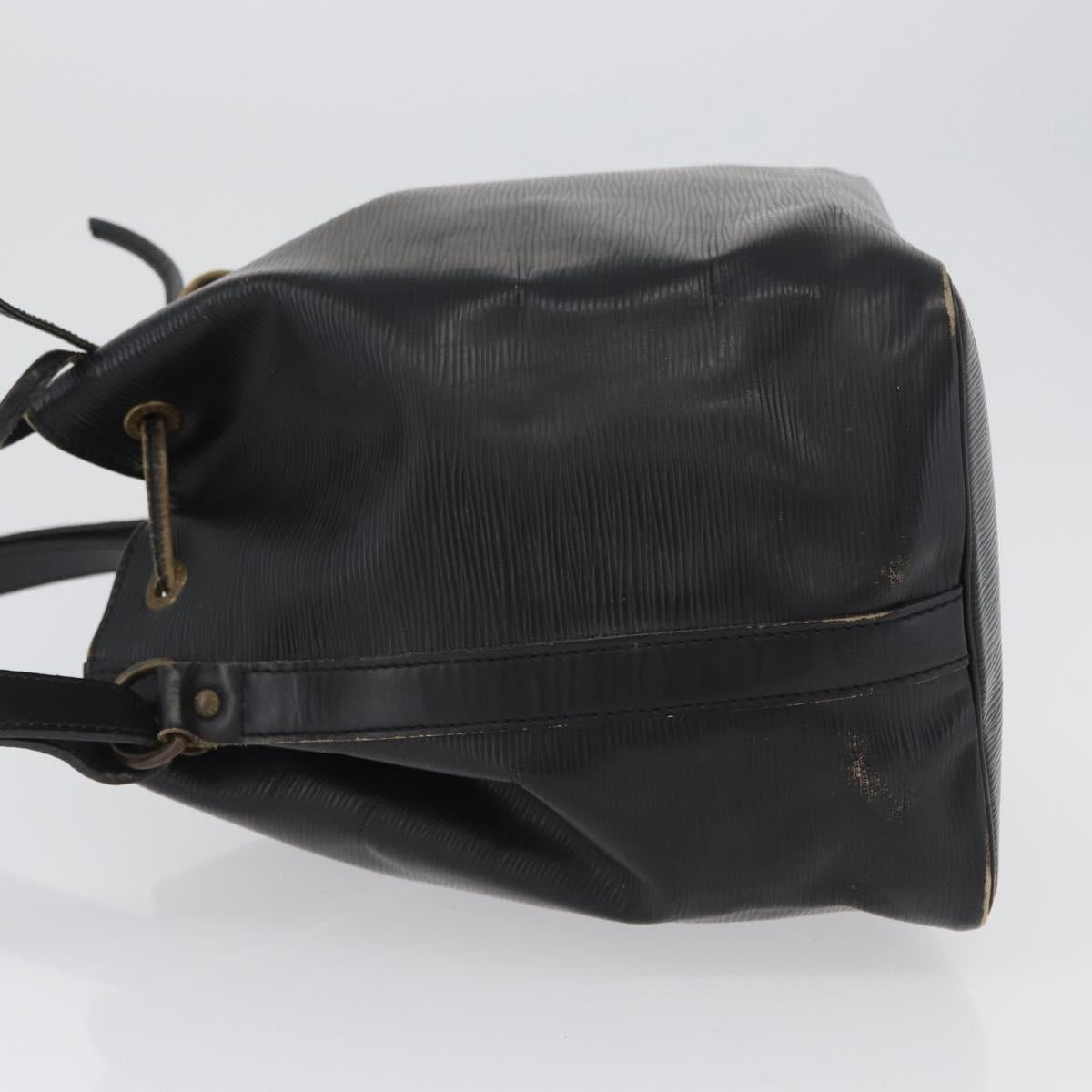 LOUIS VUITTON Epi Petit Noe Shoulder Bag Black M44102 LV Auth gh1817