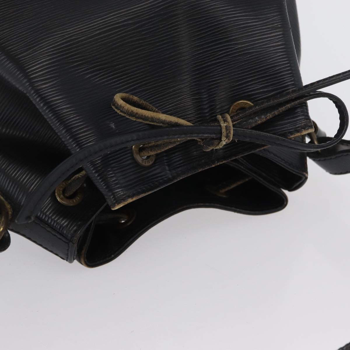 LOUIS VUITTON Epi Petit Noe Shoulder Bag Black M44102 LV Auth gh1817
