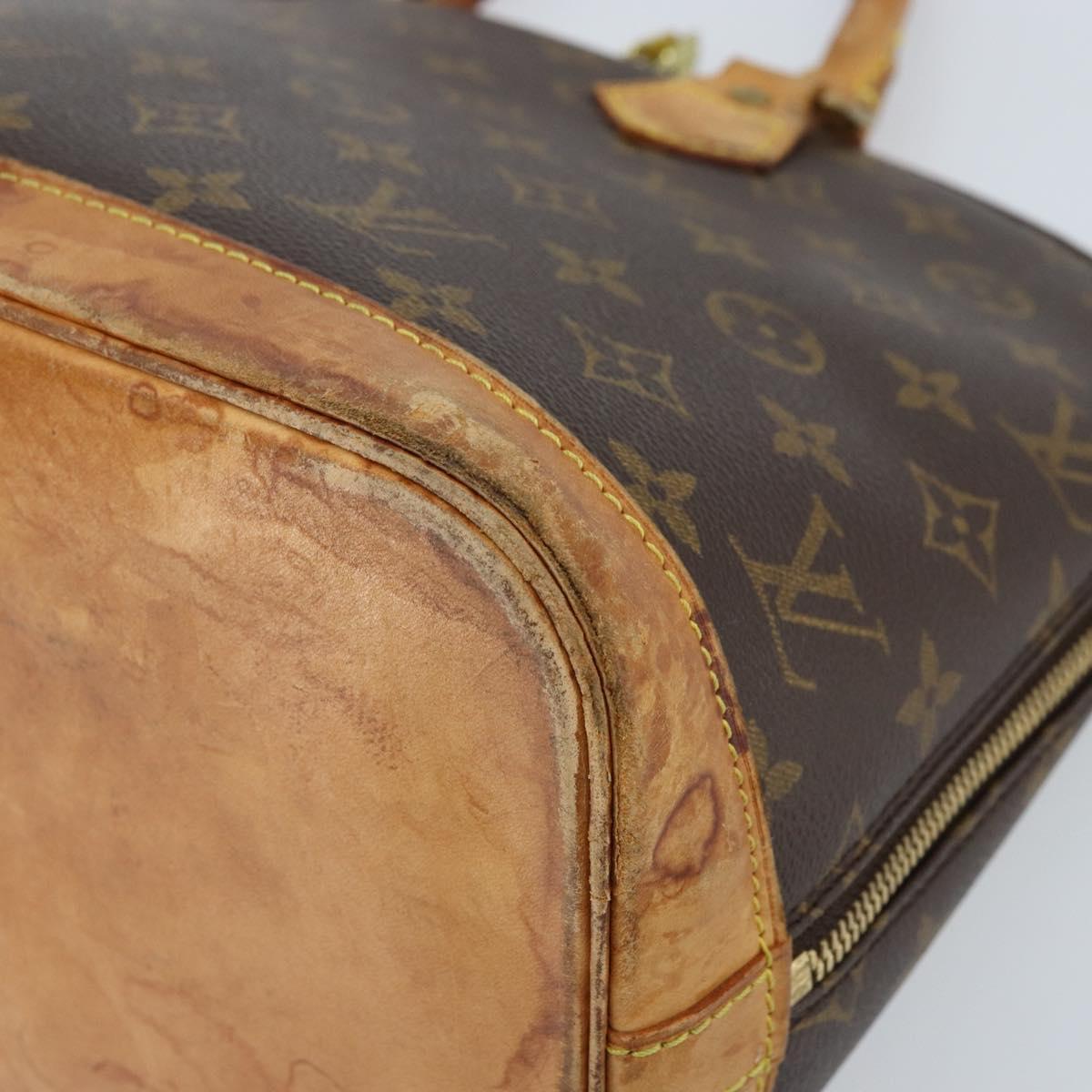 LOUIS VUITTON Monogram Alma Hand Bag M51130 LV Auth gh1819