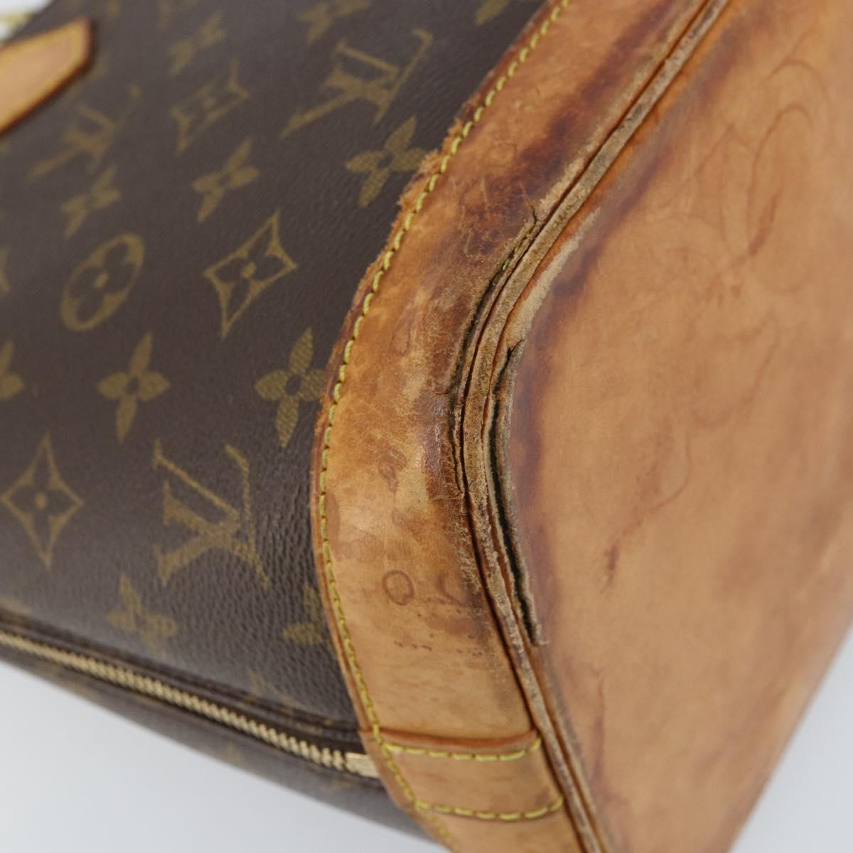 LOUIS VUITTON Monogram Alma Hand Bag M51130 LV Auth gh1819