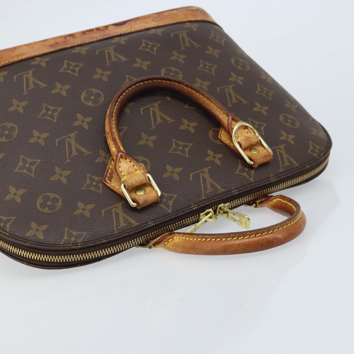 LOUIS VUITTON Monogram Alma Hand Bag M51130 LV Auth gh1819