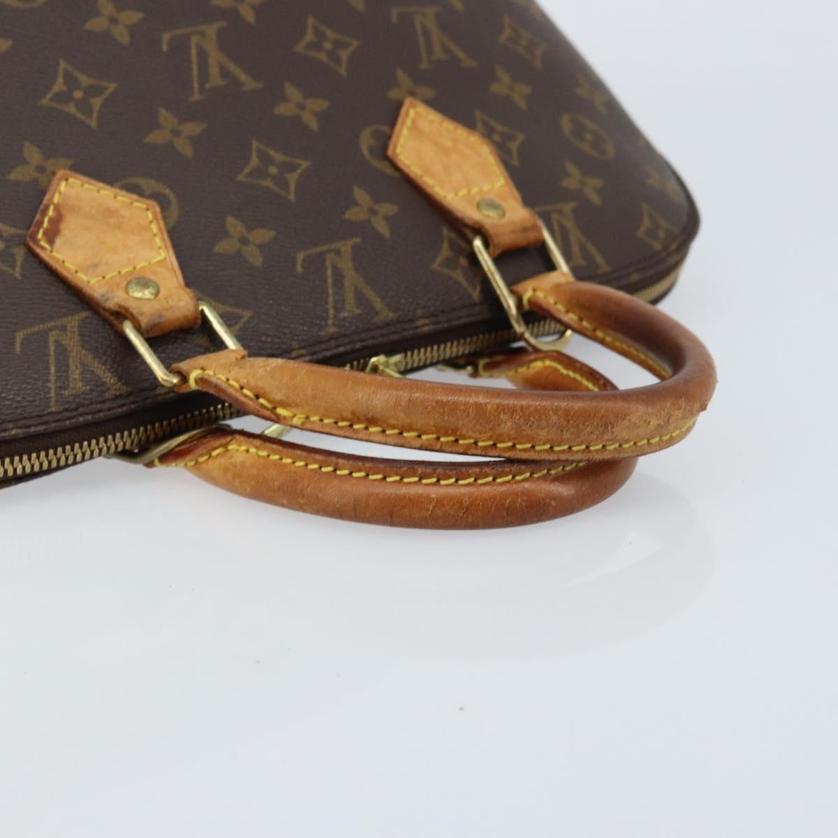 LOUIS VUITTON Monogram Alma Hand Bag M51130 LV Auth gh1819