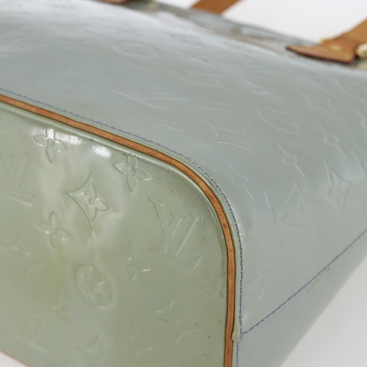 LOUIS VUITTON Monogram Vernis Houston Hand Bag Lavande M91218 LV Auth gh1820