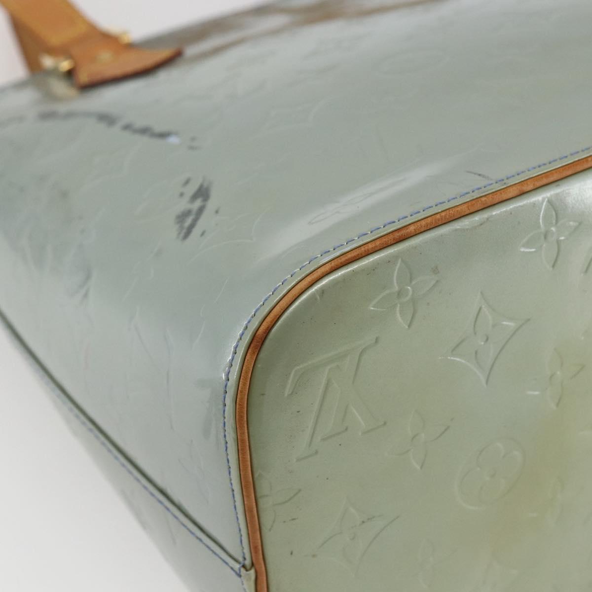 LOUIS VUITTON Monogram Vernis Houston Hand Bag Lavande M91218 LV Auth gh1820