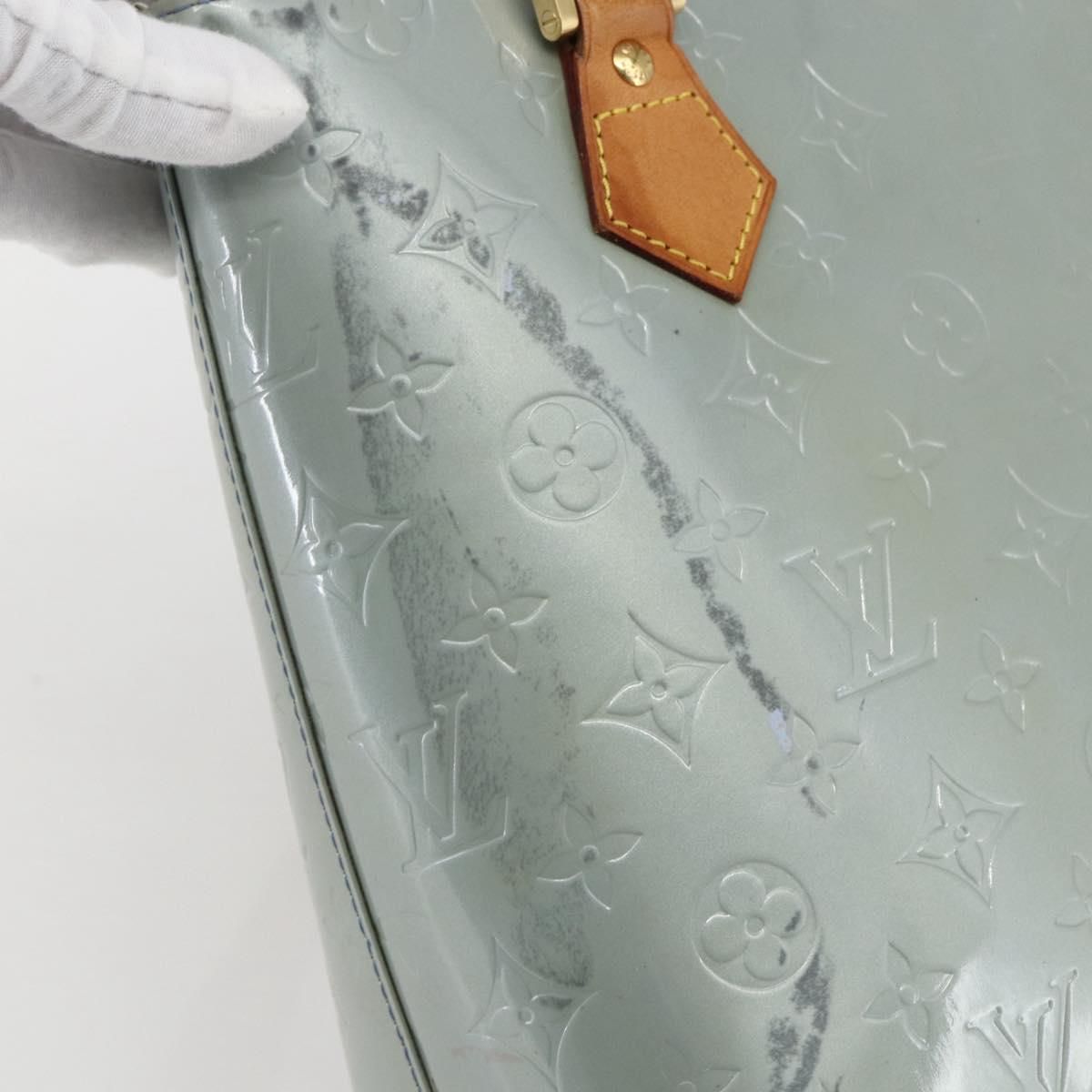 LOUIS VUITTON Monogram Vernis Houston Hand Bag Lavande M91218 LV Auth gh1820