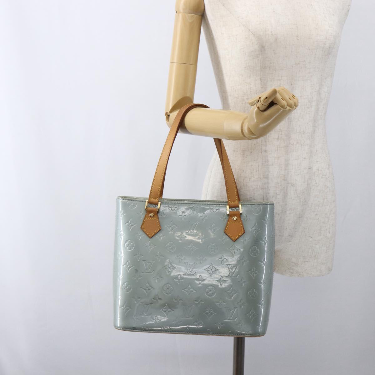 LOUIS VUITTON Monogram Vernis Houston Hand Bag Lavande M91218 LV Auth gh1820