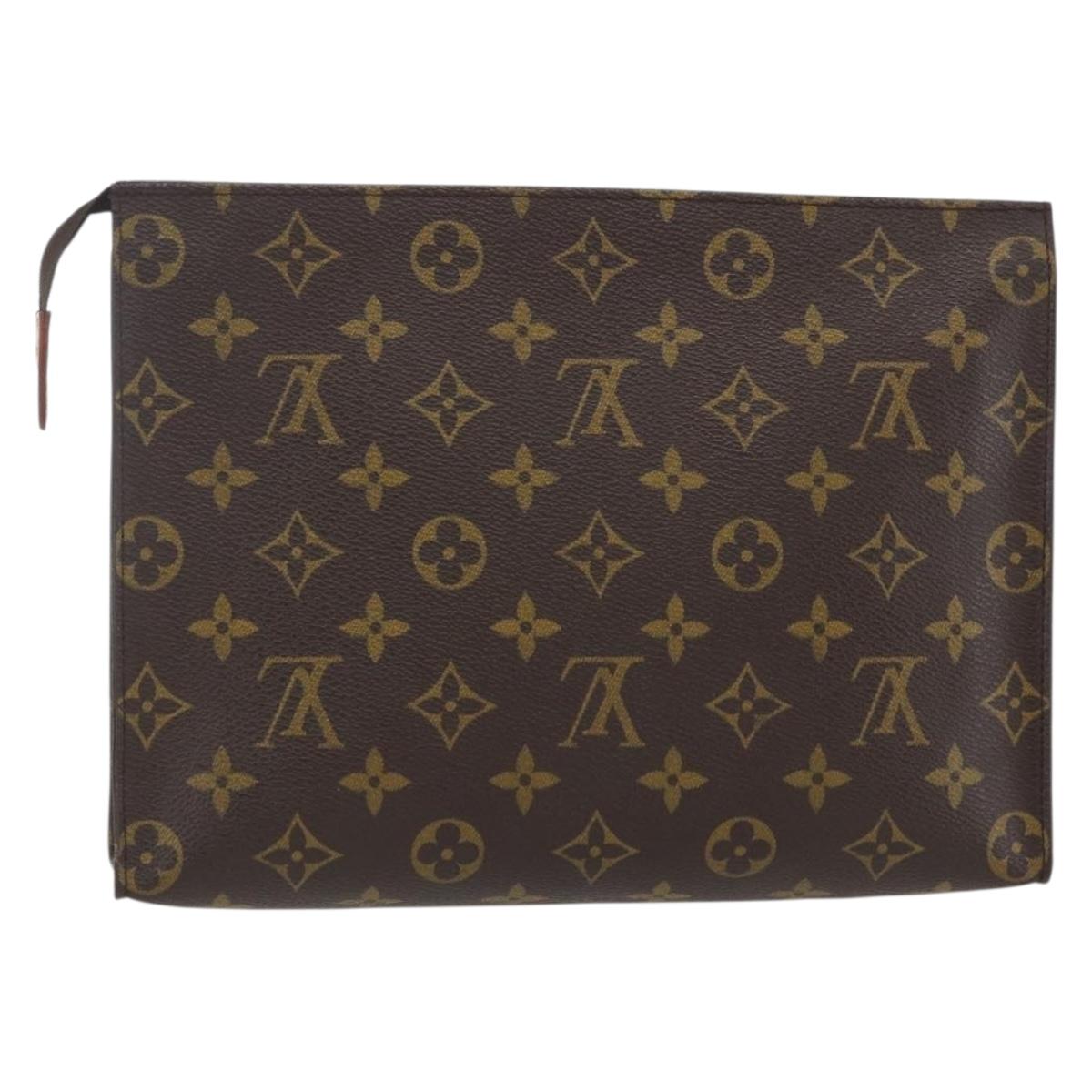 LOUIS VUITTON Monogram Poche Toilette 26 Pouch M47542 LV Auth gh1841