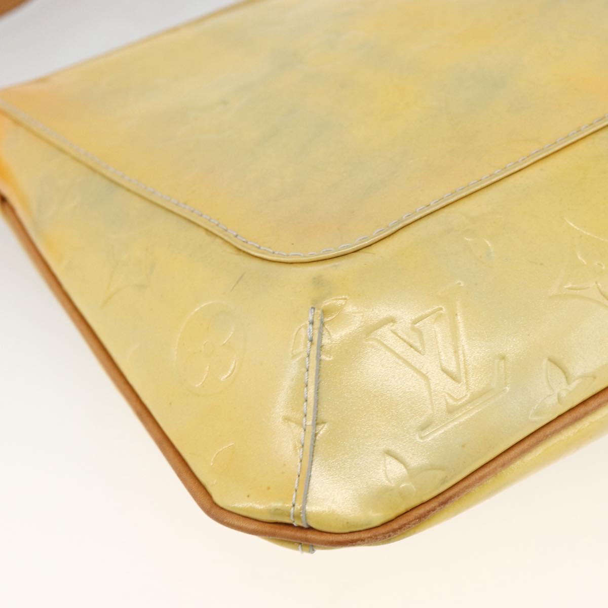 LOUIS VUITTON Monogram Vernis Thompson Street Bag Gris M91008 LV Auth gh1867