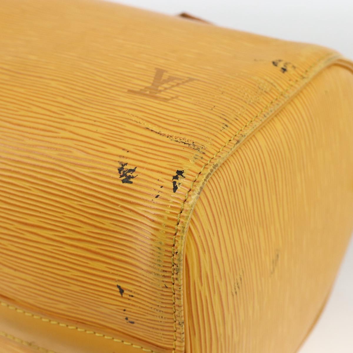 LOUIS VUITTON Epi Speedy 25 Hand Bag Tassili Yellow M43019 LV Auth gh1870