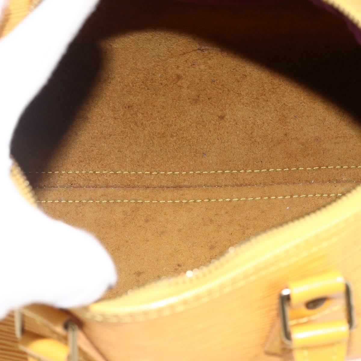 LOUIS VUITTON Epi Speedy 25 Hand Bag Tassili Yellow M43019 LV Auth gh1870
