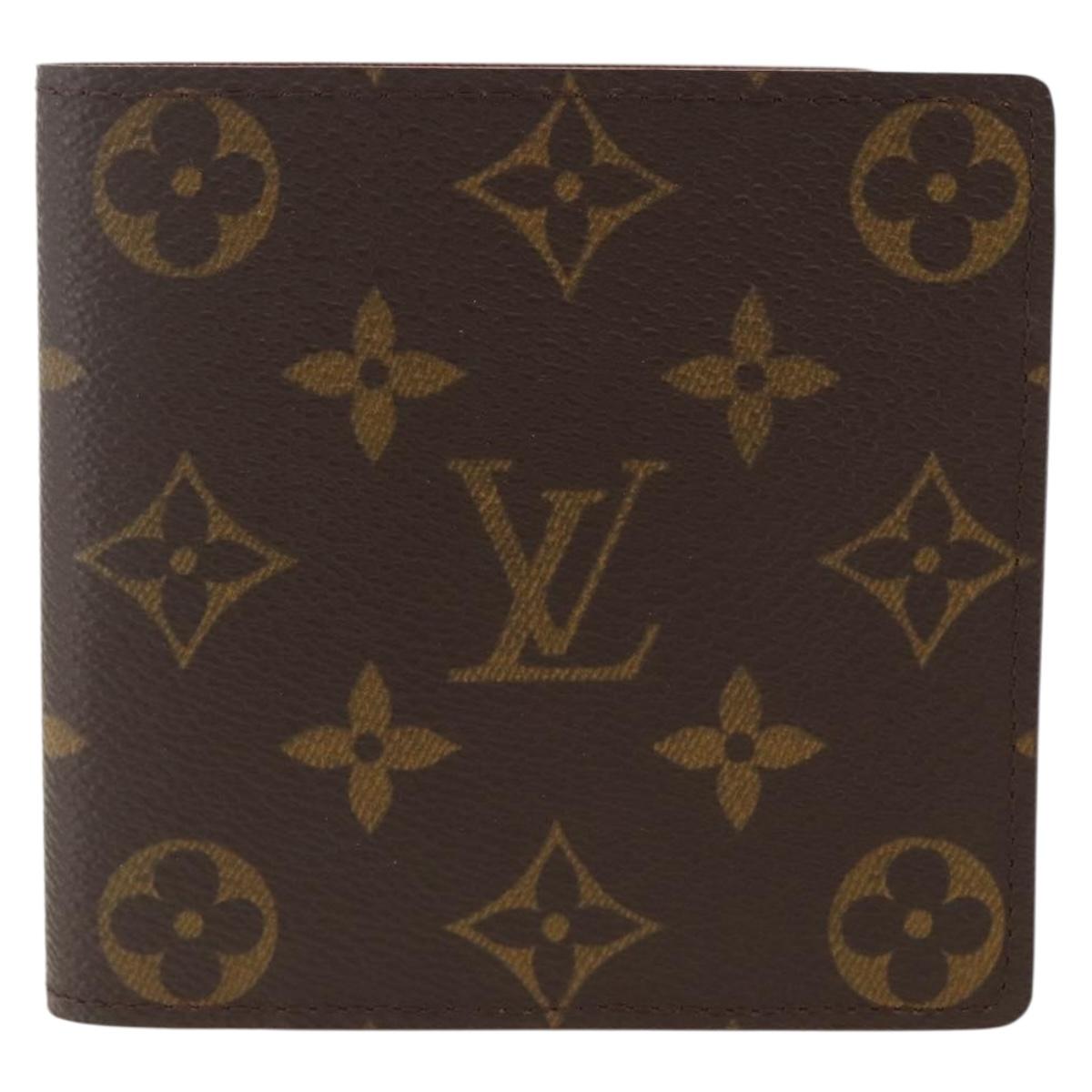 LOUIS VUITTON Monogram Portefeuille Marco Bifold Wallet M61675 LV Auth gh1887