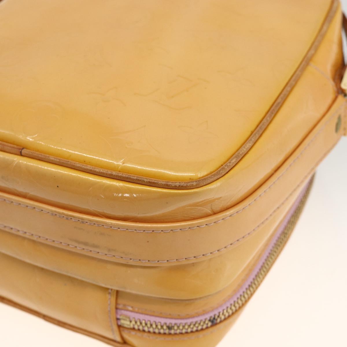LOUIS VUITTON Monogram Vernis Wooster Bag Marshmallow Pink M91037 LV Auth gh1900