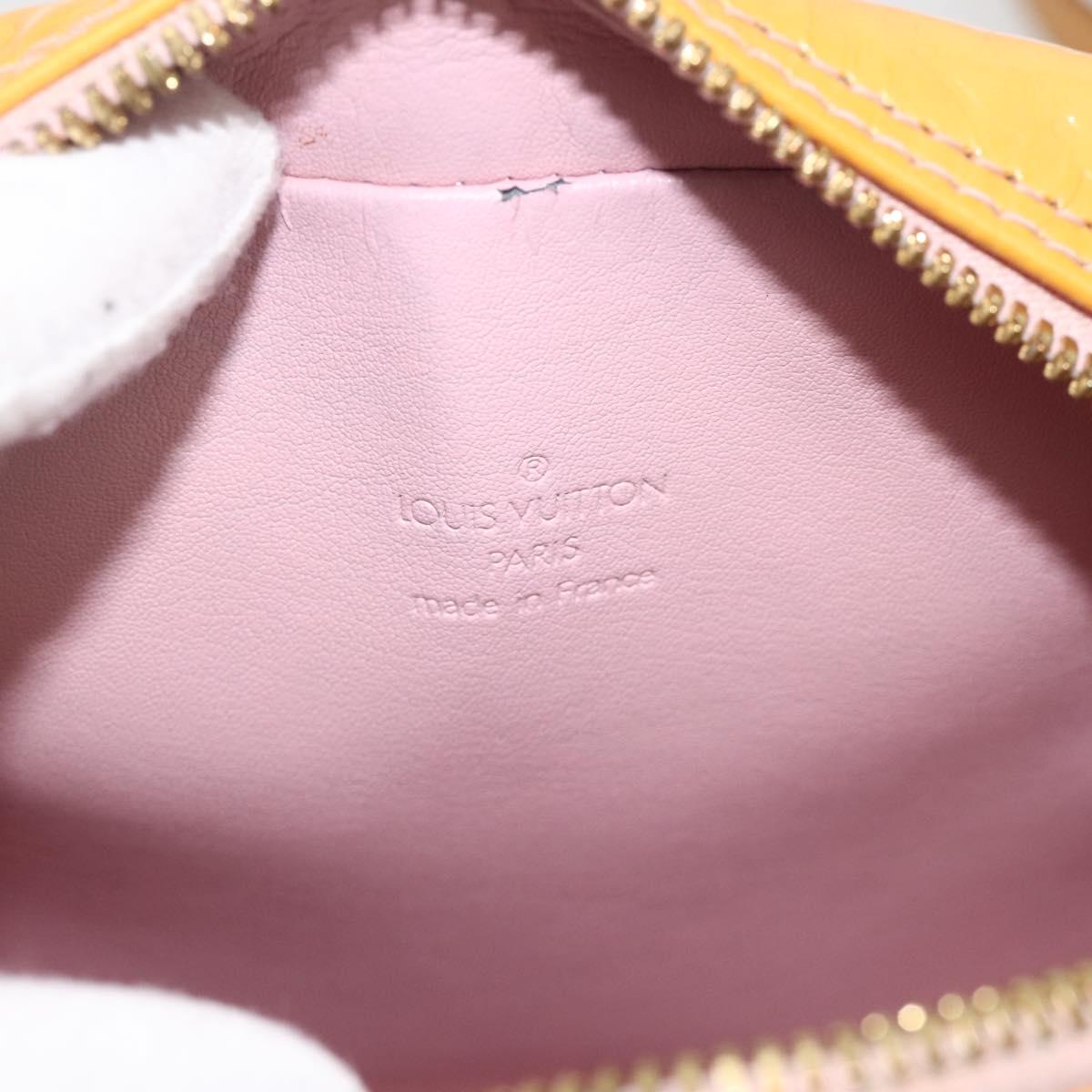 LOUIS VUITTON Monogram Vernis Wooster Bag Marshmallow Pink M91037 LV Auth gh1900