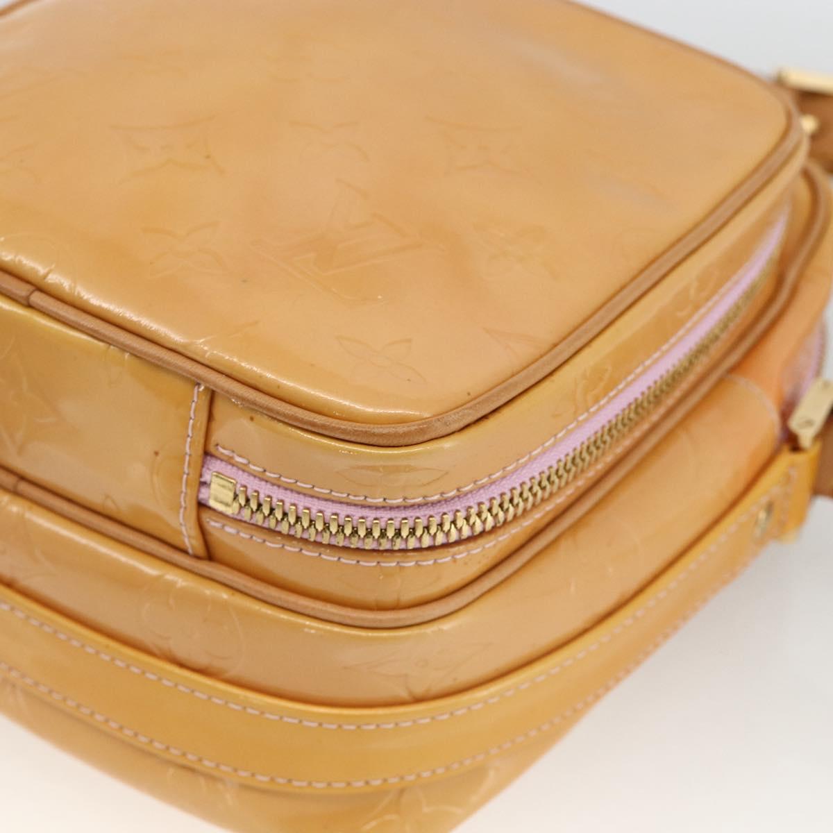LOUIS VUITTON Monogram Vernis Wooster Bag Marshmallow Pink M91037 LV Auth gh1901