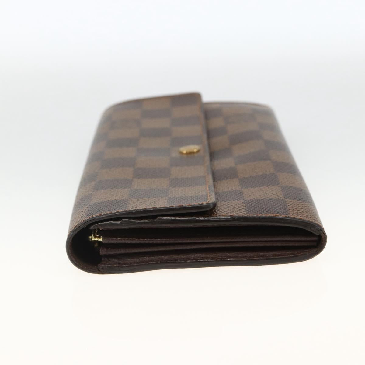 LOUIS VUITTON Monogram Damier Ebene Wallet 4 Set LV Auth gh1956