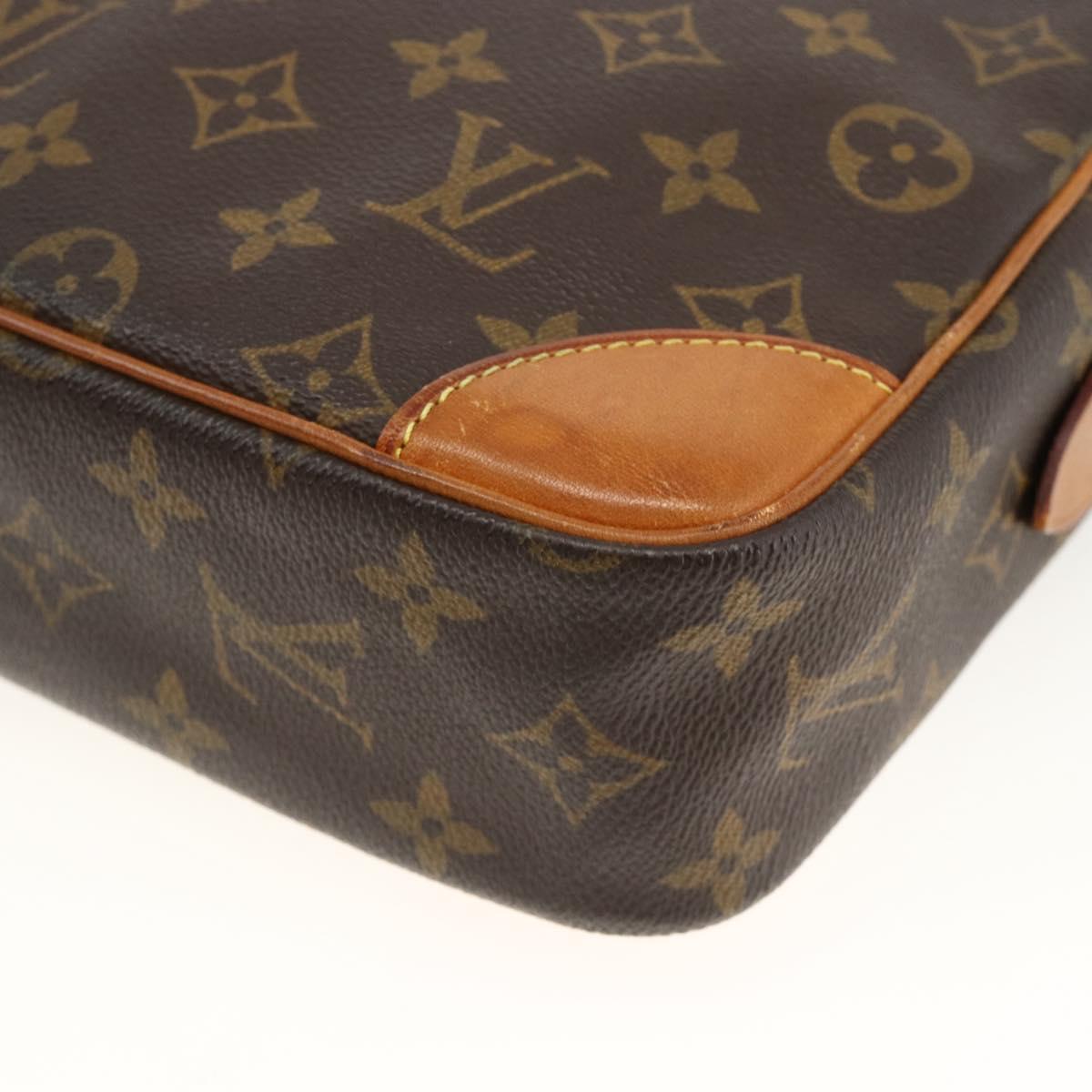 LOUIS VUITTON Monogram Compiegne 28 Clutch Bag M51845 LV Auth gh1962