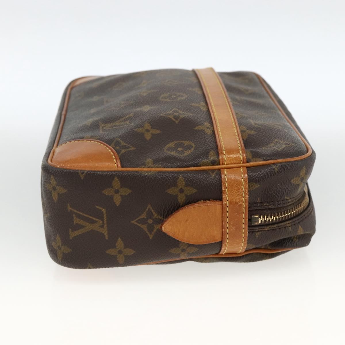 LOUIS VUITTON Monogram Compiegne 28 Clutch Bag M51845 LV Auth gh1962
