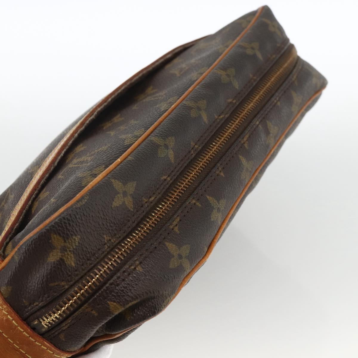 LOUIS VUITTON Monogram Compiegne 28 Clutch Bag M51845 LV Auth gh1962