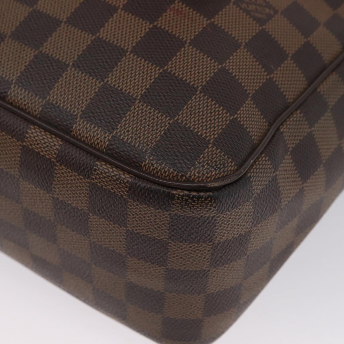 LOUIS VUITTON Damier Ebene Olaf MM Shoulder Bag N41441 LV Auth gh2004