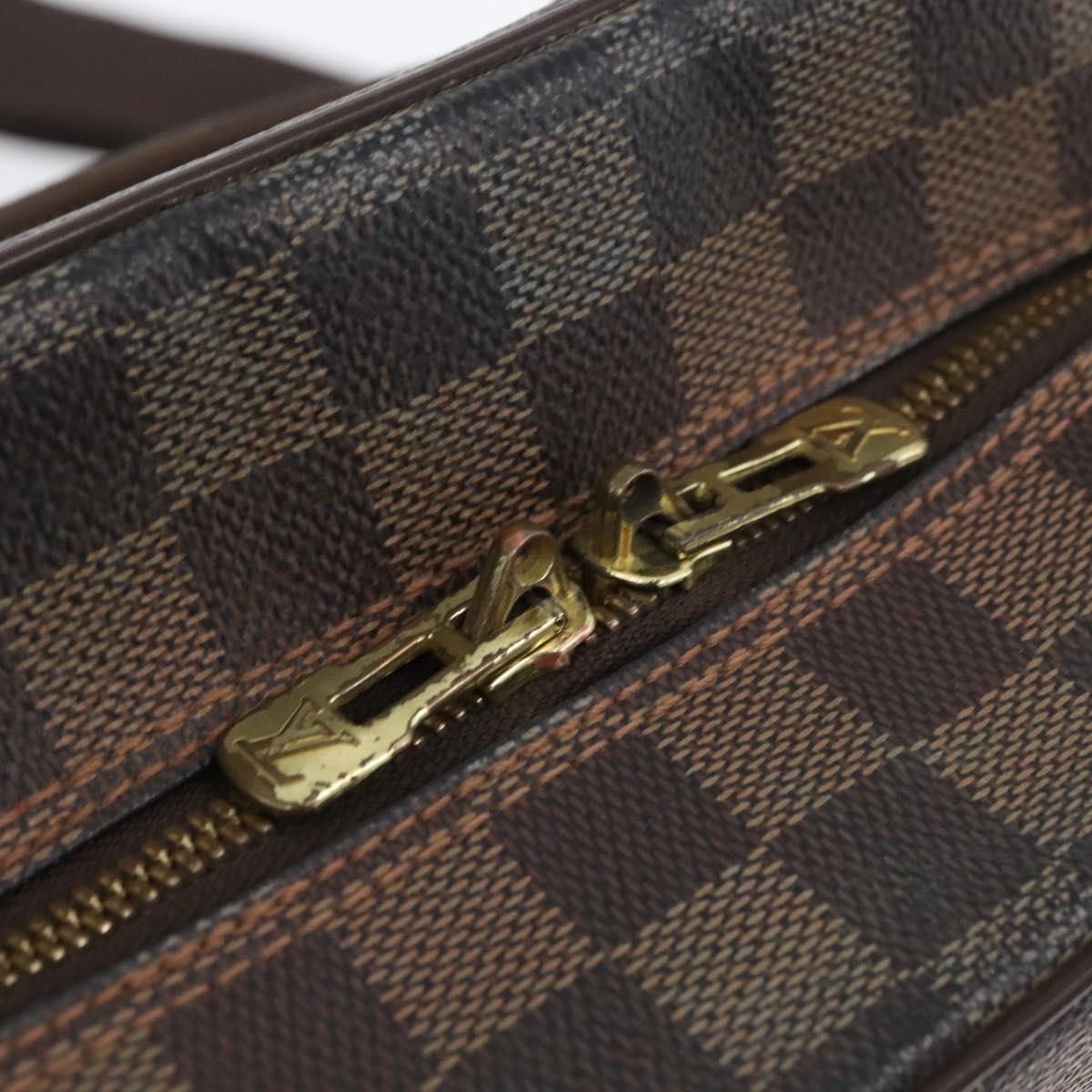 LOUIS VUITTON Damier Ebene Olaf MM Shoulder Bag N41441 LV Auth gh2004
