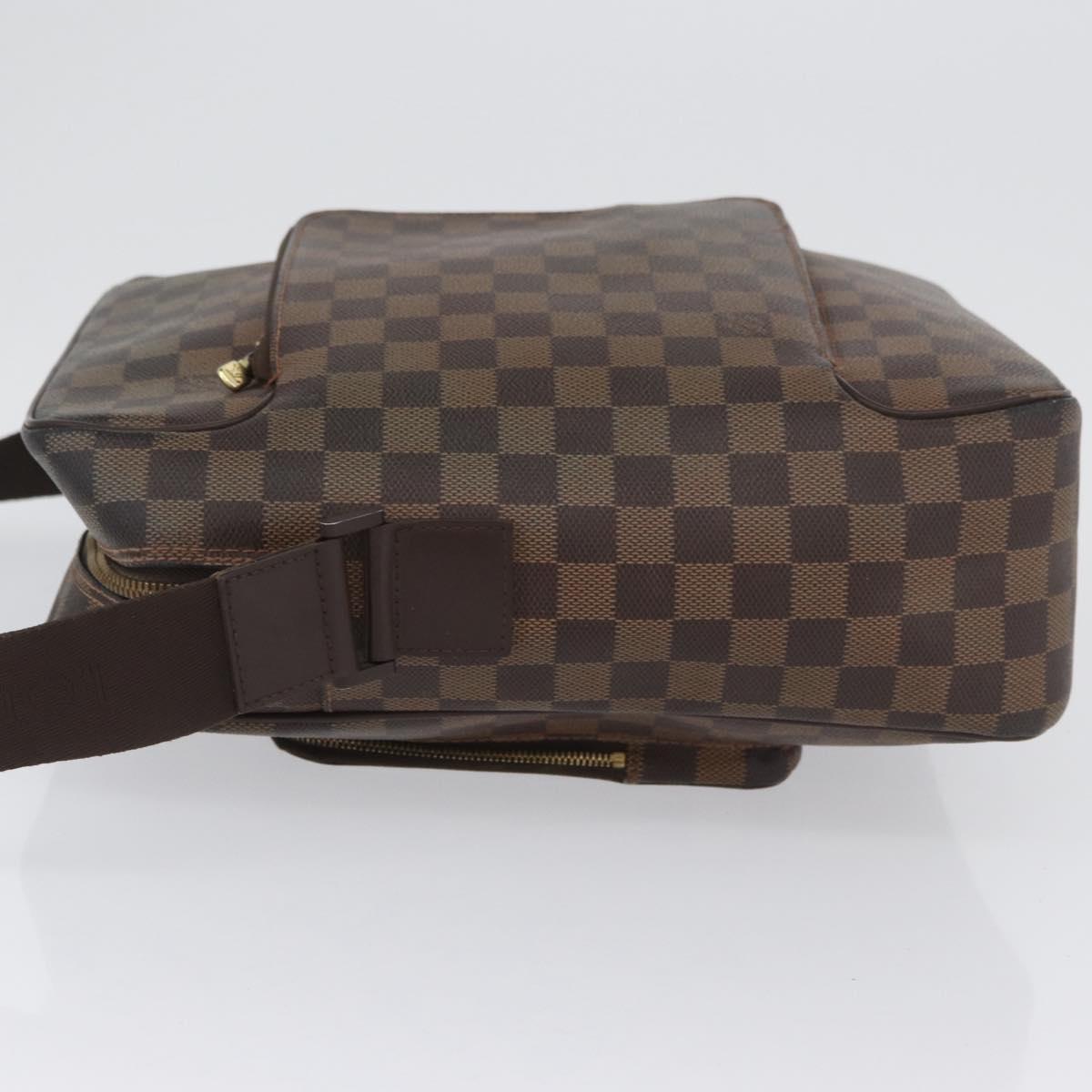 LOUIS VUITTON Damier Ebene Olaf MM Shoulder Bag N41441 LV Auth gh2004