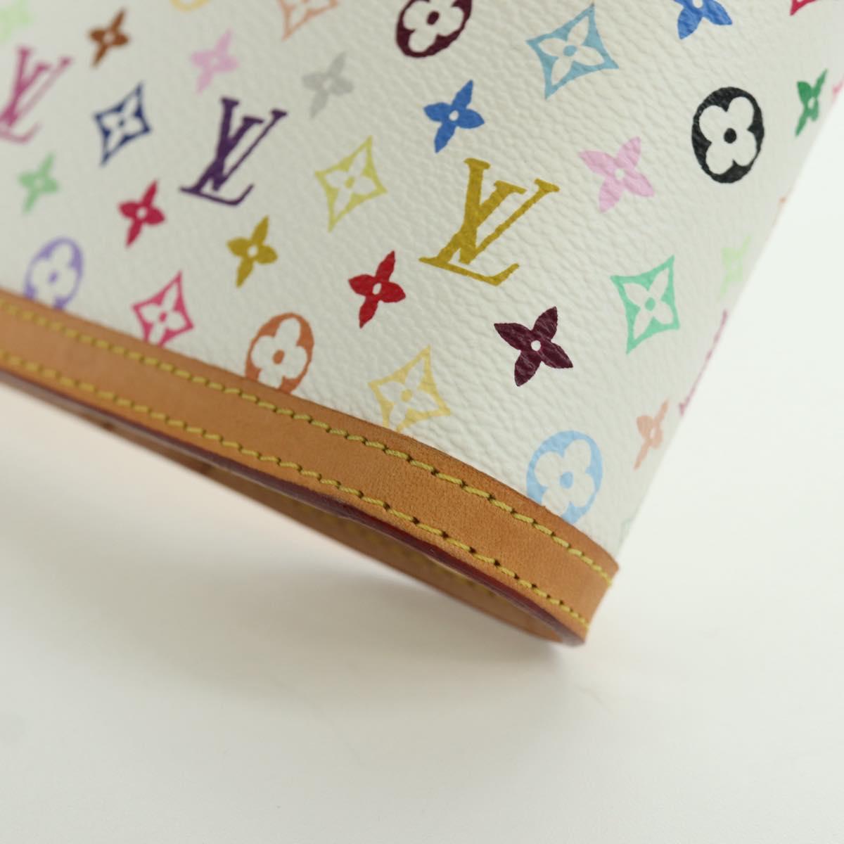 LOUIS VUITTON Multicolor Agenda GM Day Planner Cover White R20894 Auth gh2015SAV
