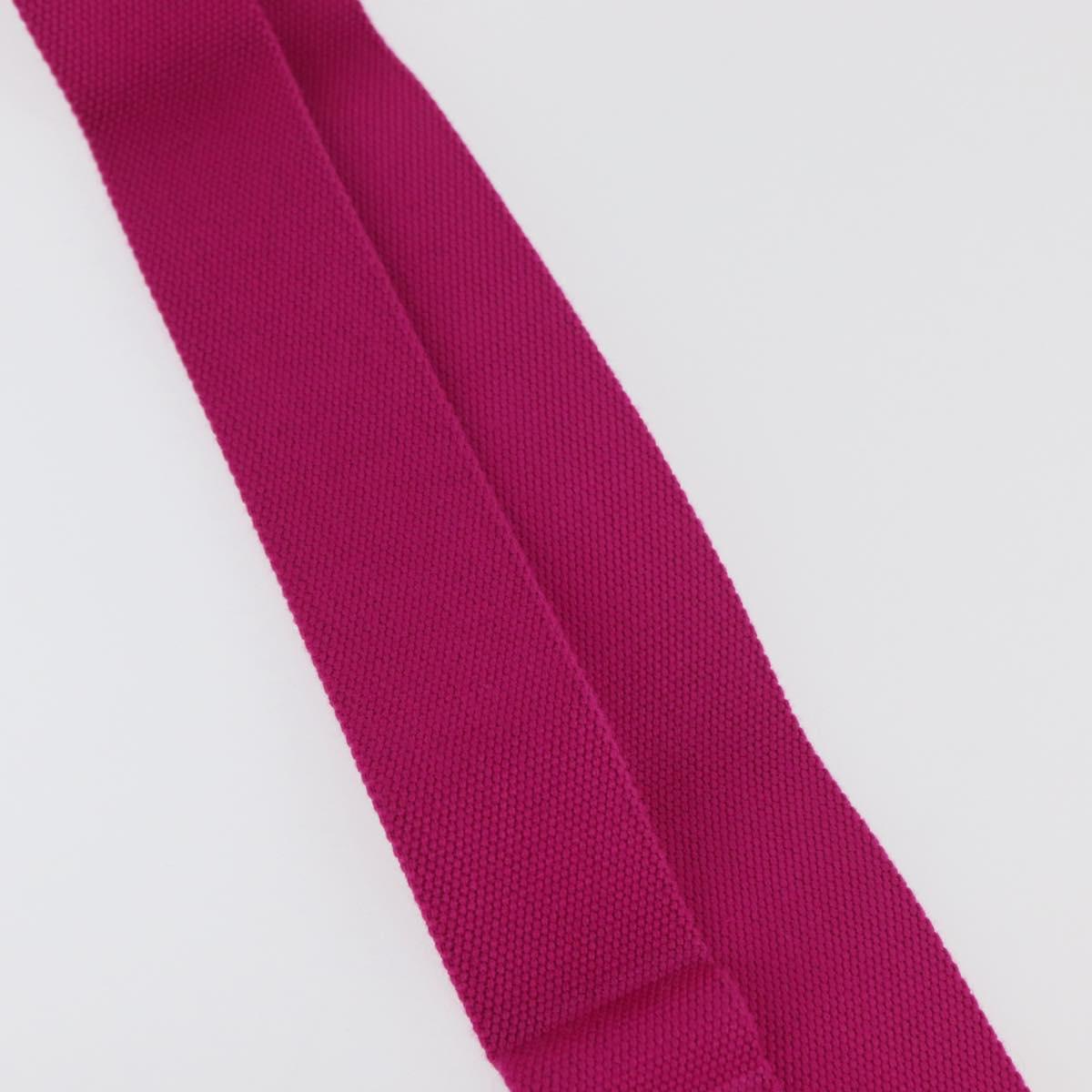PRADA Adjustable Shoulder Strap Canvas 26.8""-50"" Pink Gold Auth gh2036