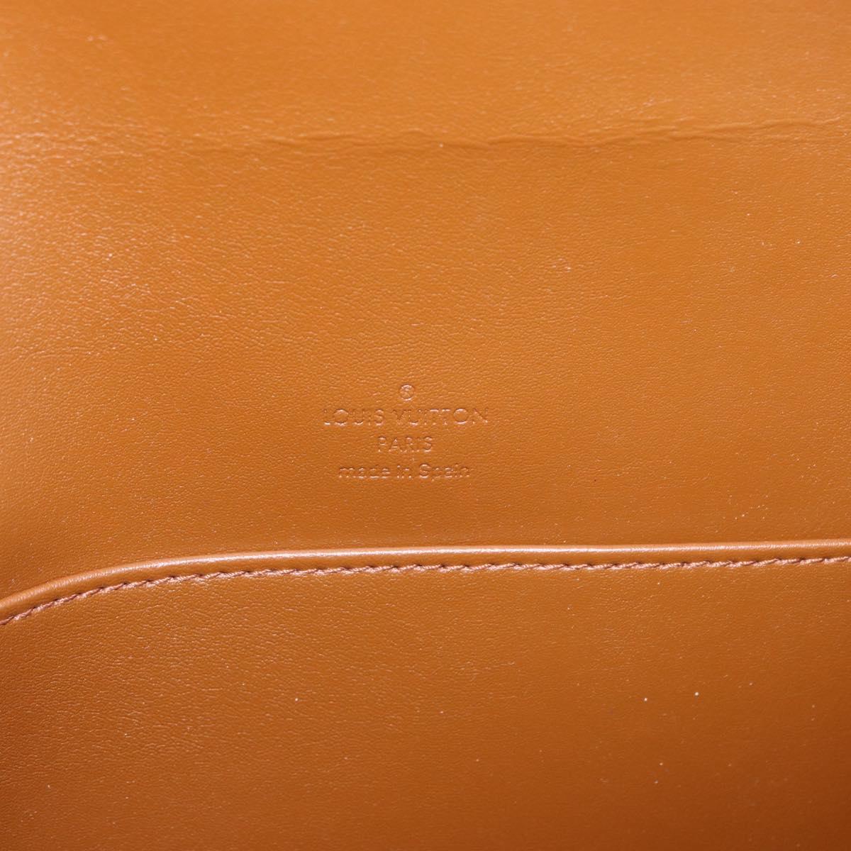 LOUIS VUITTON Monogram Vernis Thompson Street Bag Bronze M91124 LV Auth gh2039