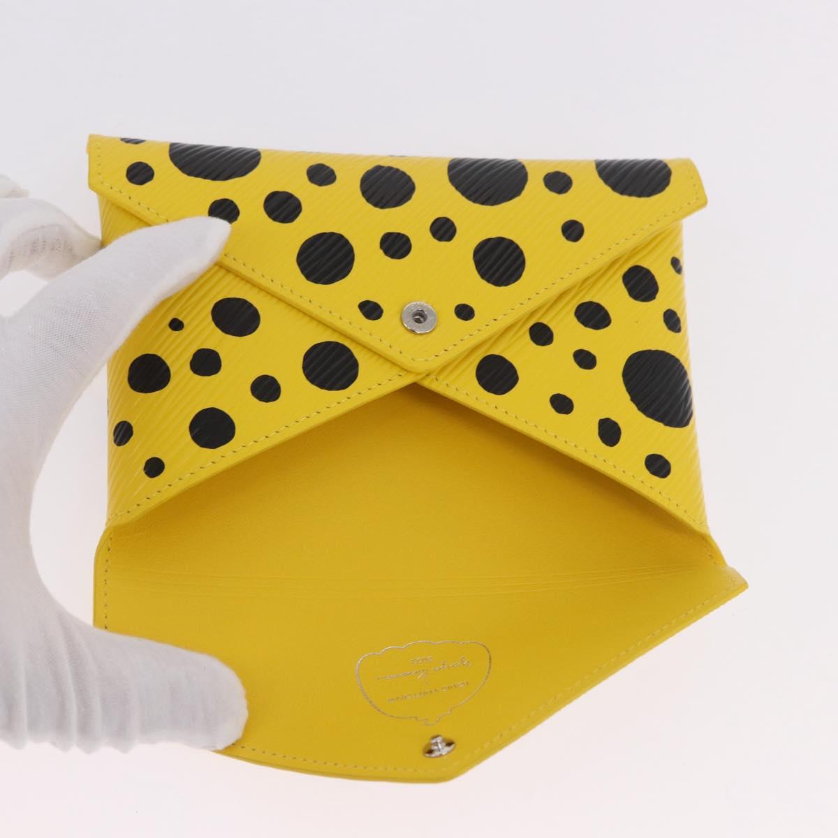 LOUIS VUITTON Epi LVxYK Pochette Kirigami Pouch Black M81959 LV Auth gh2050SAM
