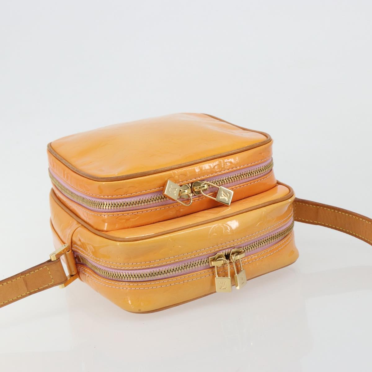 LOUIS VUITTON Monogram Vernis Wooster Shoulder Bag Pink M91037 LV Auth gh2063