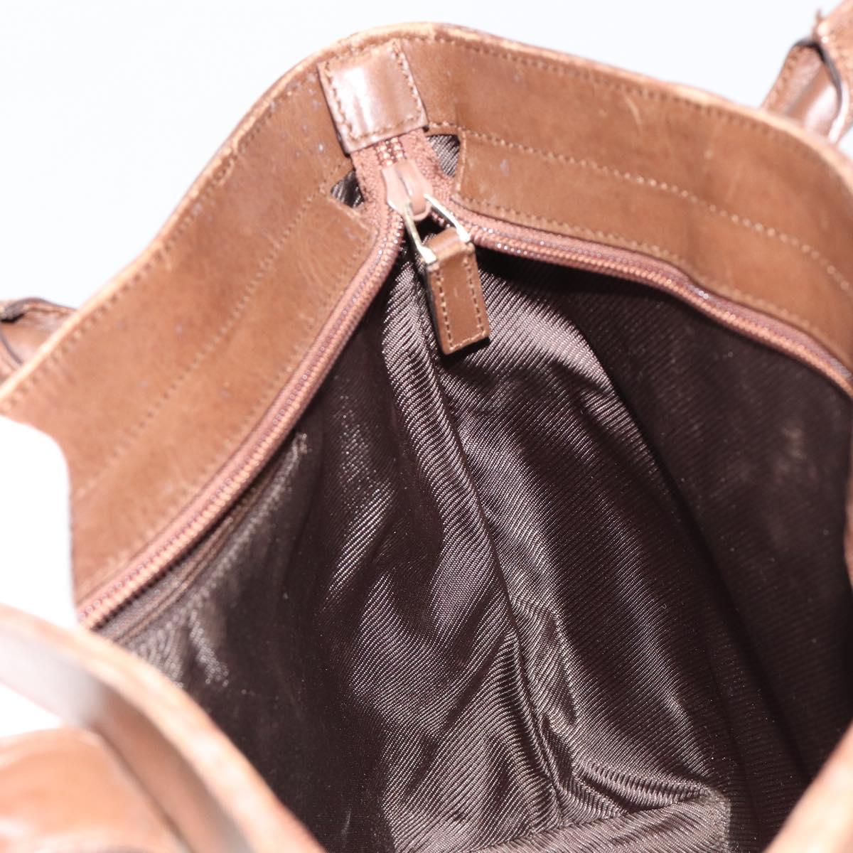 GUCCI GG Canvas Tote Bag Beige Gold 002 1119 Auth gh2080
