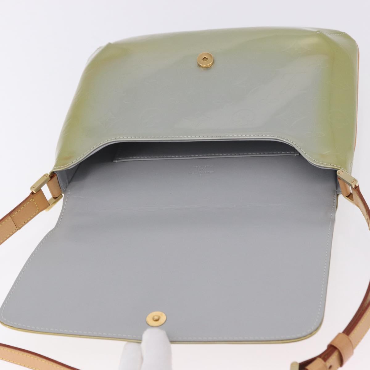 LOUIS VUITTON Monogram Vernis Thompson Street Bag Gris M91008 LV Auth gh2090