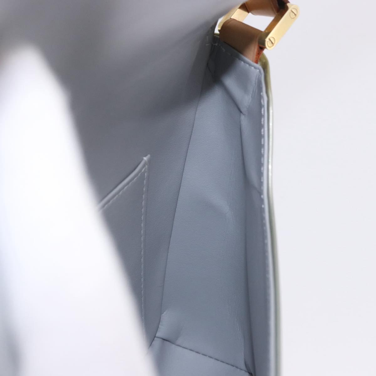 LOUIS VUITTON Monogram Vernis Thompson Street Bag Gris M91008 LV Auth gh2090