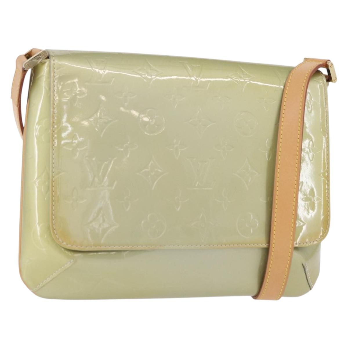 LOUIS VUITTON Monogram Vernis Thompson Street Bag Gris M91008 LV Auth gh2090