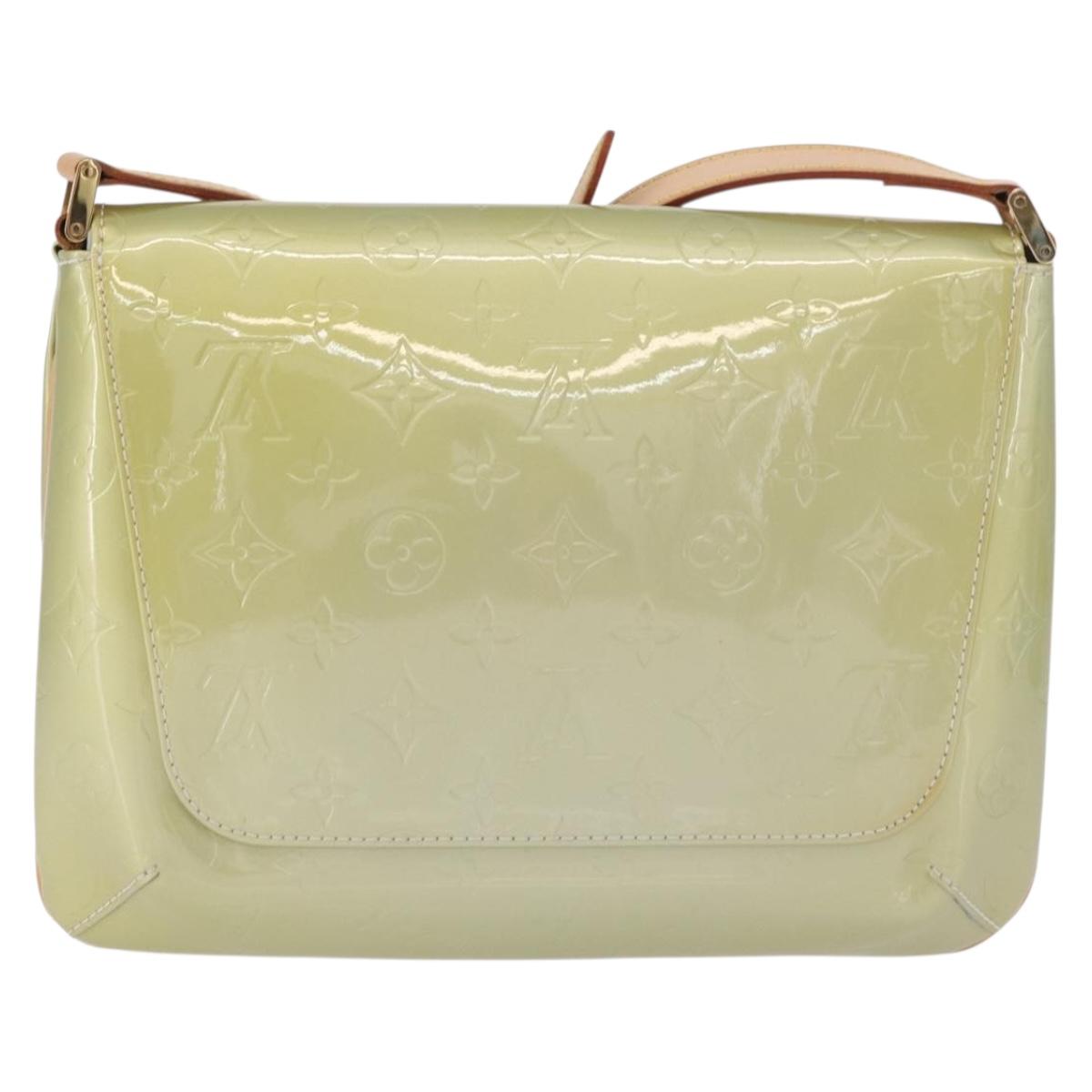 LOUIS VUITTON Monogram Vernis Thompson Street Bag Gris M91008 LV Auth gh2090
