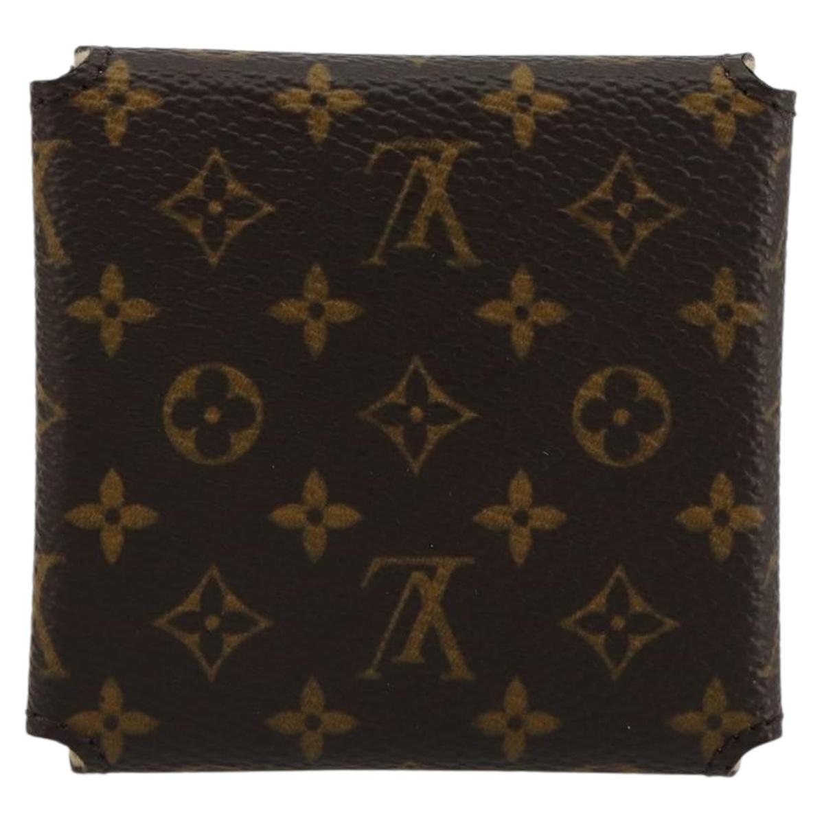 LOUIS VUITTON Monogram Jewelry case Jewelry Box LV Auth gh2101M