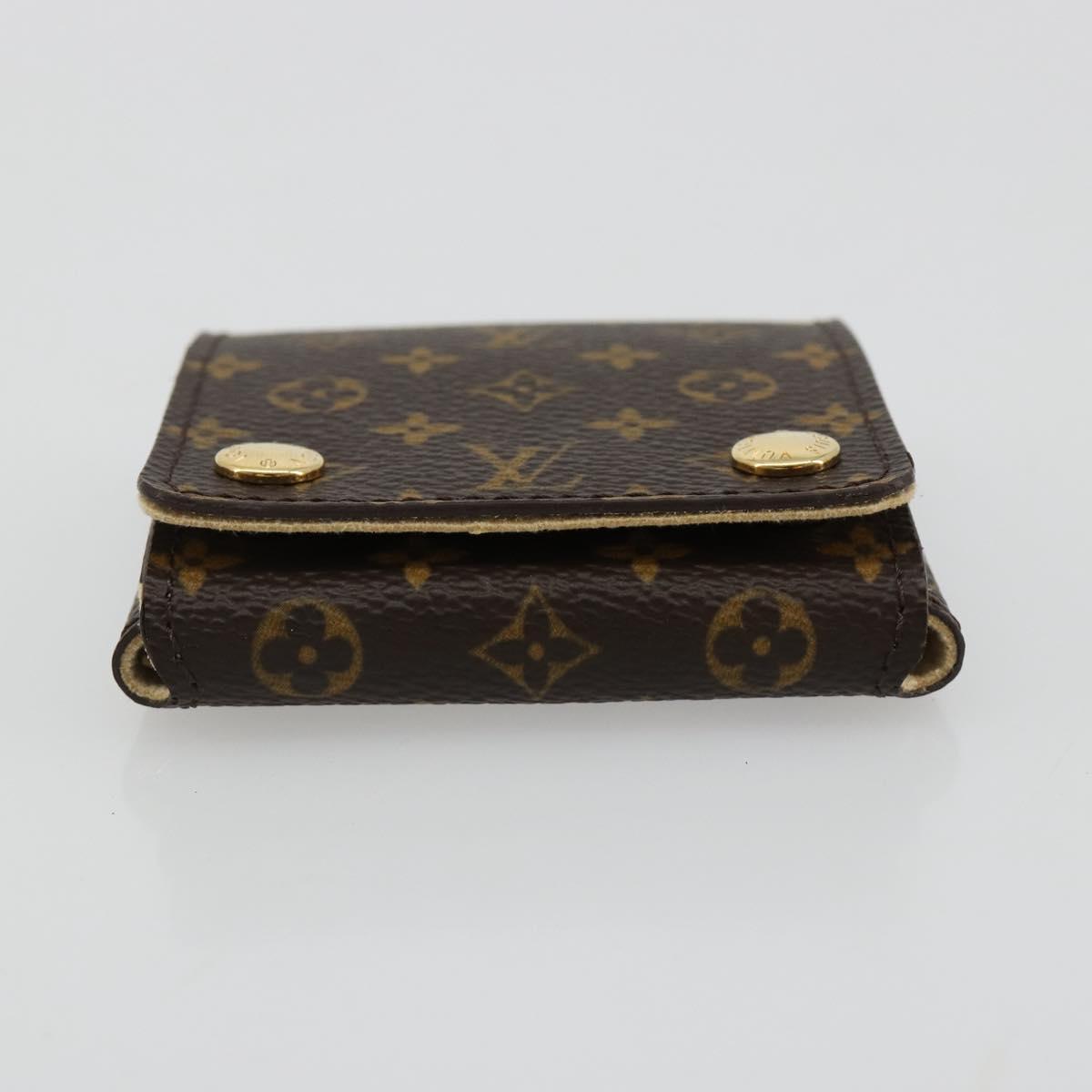 LOUIS VUITTON Monogram Jewelry case Jewelry Box LV Auth gh2101M