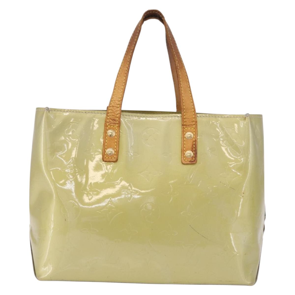 LOUIS VUITTON Monogram Vernis Reade PM Hand Bag Gris M91145 LV Auth gh2114