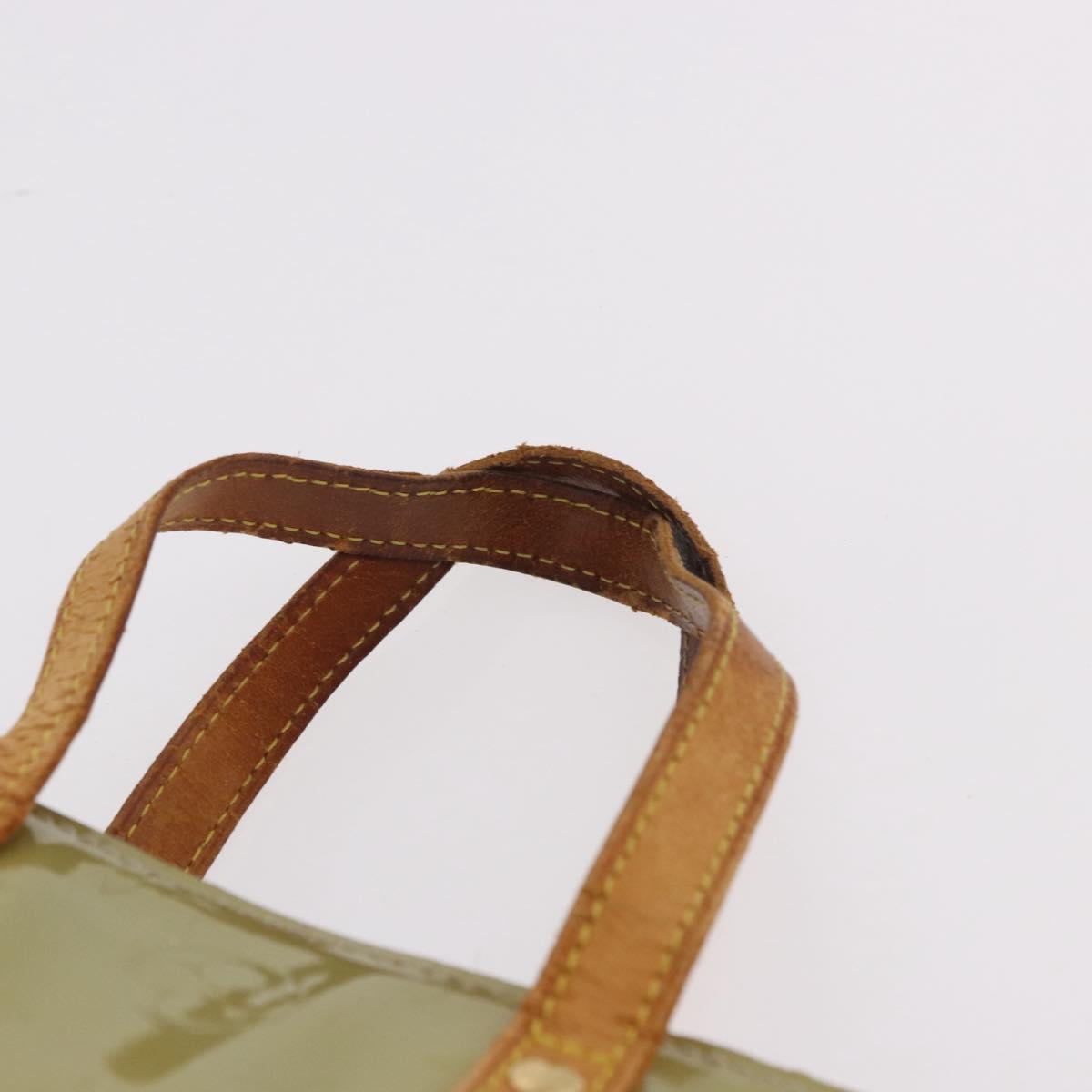 LOUIS VUITTON Monogram Vernis Reade PM Hand Bag Gris M91145 LV Auth gh2114
