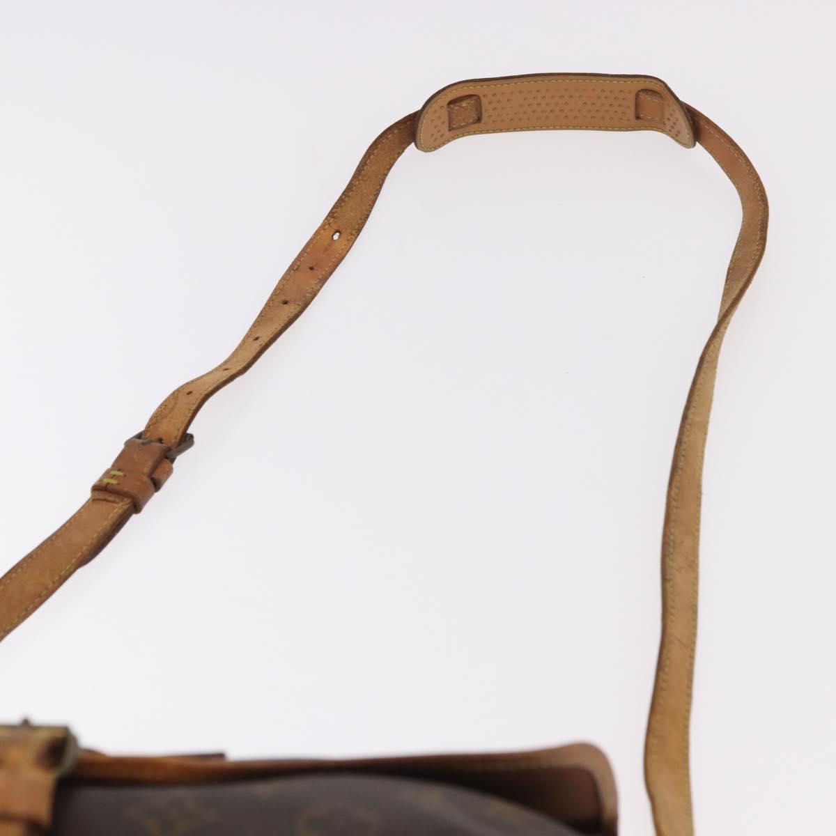 LOUIS VUITTON Monogram Saumur 30 Shoulder Bag M42256 LV Auth gh2120
