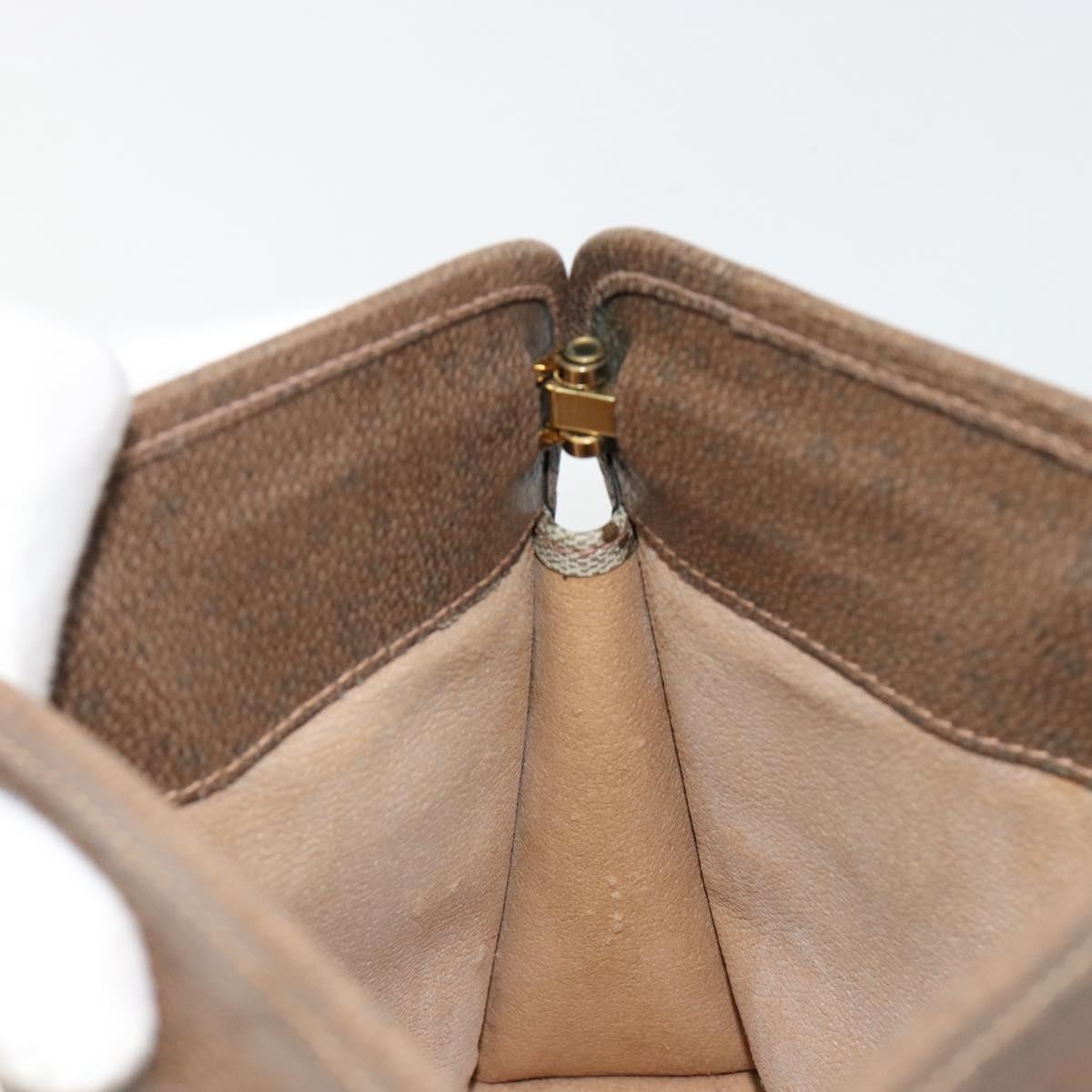 GUCCI GG Supreme Clutch Bag PVC Beige Gold 67 039 5465 Auth gh2123