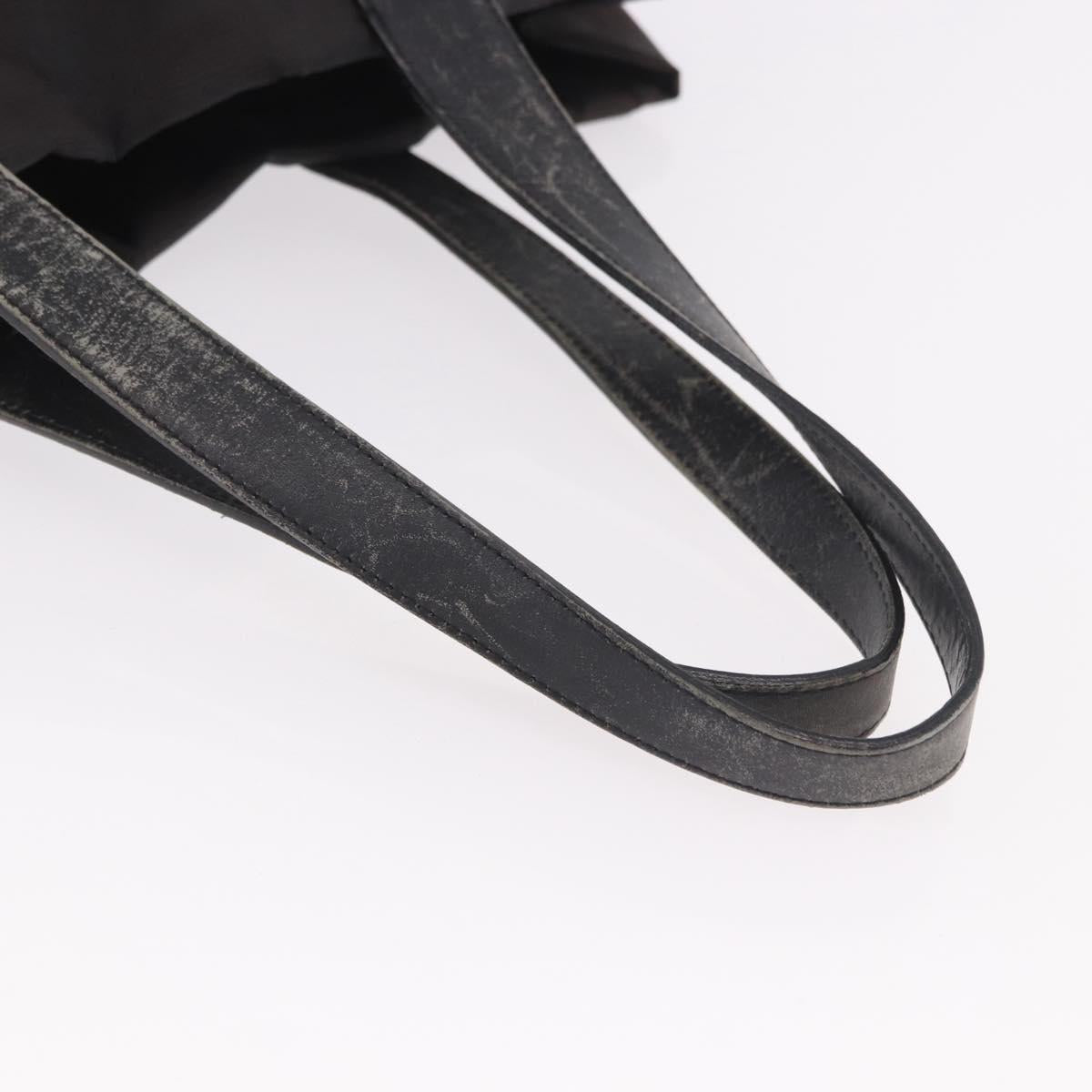 CHANEL New Travel Line Tote Bag Nylon Black CC Auth gh2153