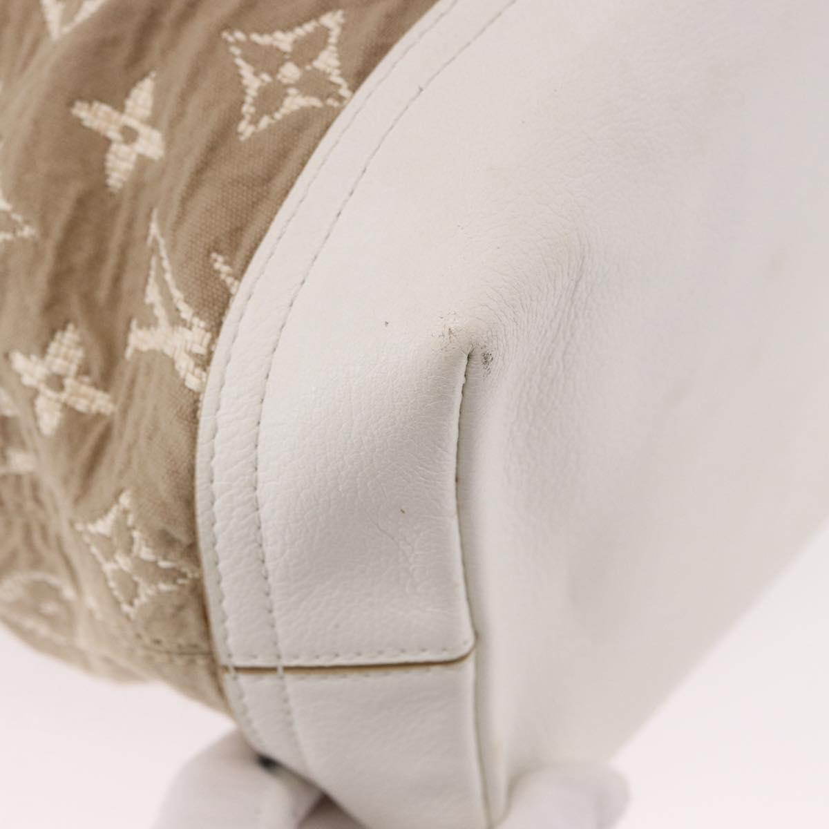 LOUIS VUITTON Monogram Sabia Buzzus PM Bag Beige Bron M93499 LV Auth gh2192A