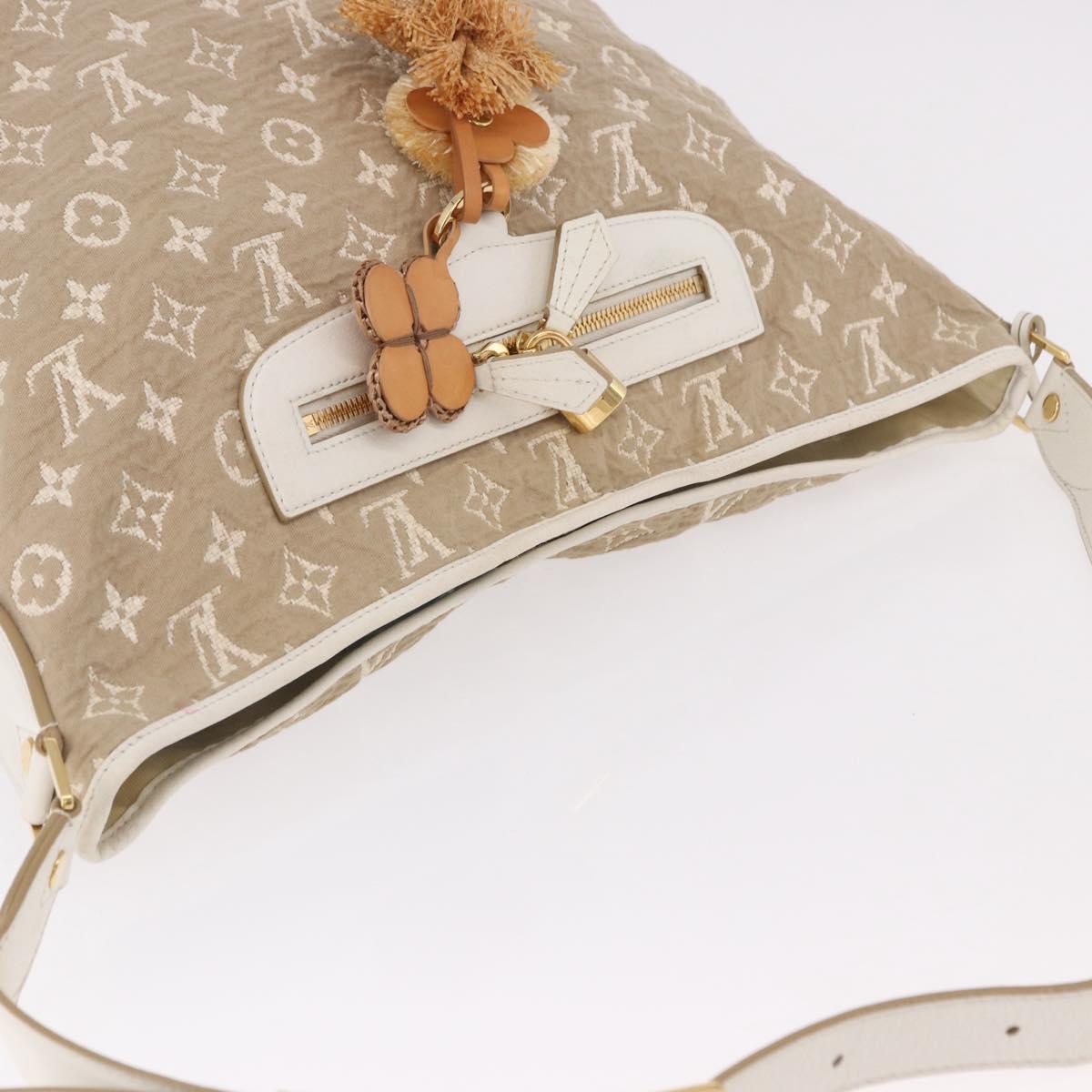 LOUIS VUITTON Monogram Sabia Buzzus PM Bag Beige Bron M93499 LV Auth gh2192A