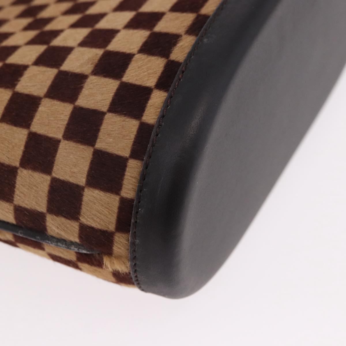 LOUIS VUITTON Damie Sovage Impala Hand Bag Brown M92133 LV Auth gh2194V