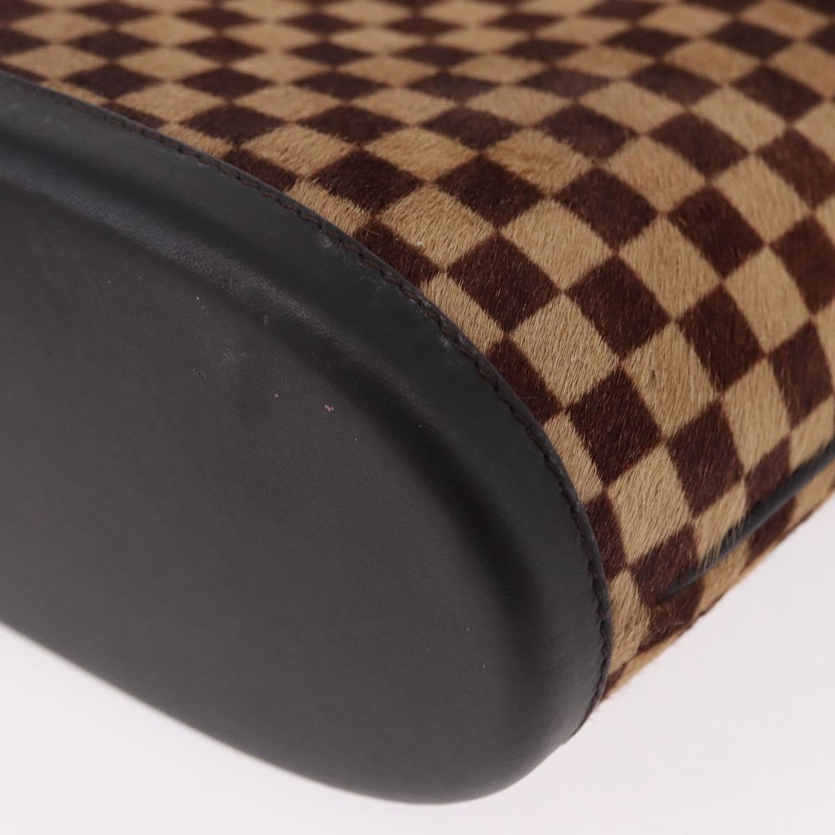 LOUIS VUITTON Damie Sovage Impala Hand Bag Brown M92133 LV Auth gh2194V