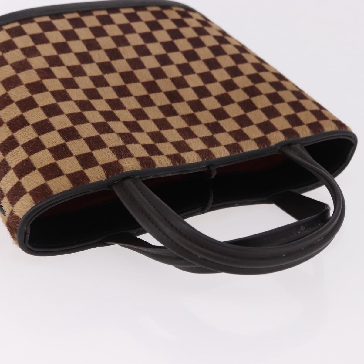 LOUIS VUITTON Damie Sovage Impala Hand Bag Brown M92133 LV Auth gh2194V