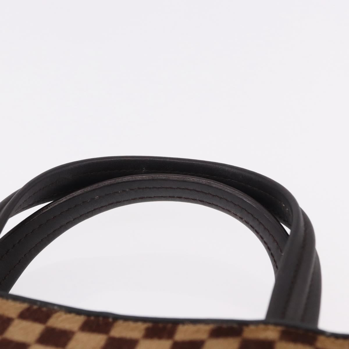 LOUIS VUITTON Damie Sovage Impala Hand Bag Brown M92133 LV Auth gh2194V