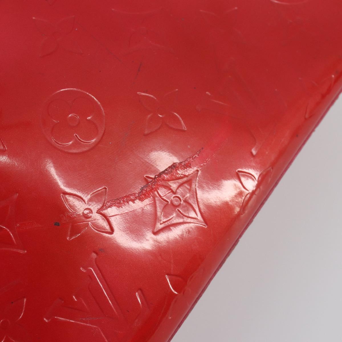 LOUIS VUITTON Monogram Vernis Wilshire PM Hand Bag Rose Pop M93643 Auth gh2207