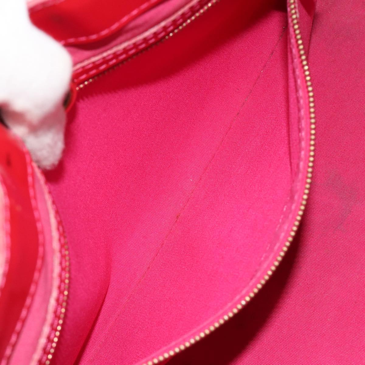 LOUIS VUITTON Monogram Vernis Wilshire PM Hand Bag Rose Pop M93643 Auth gh2207